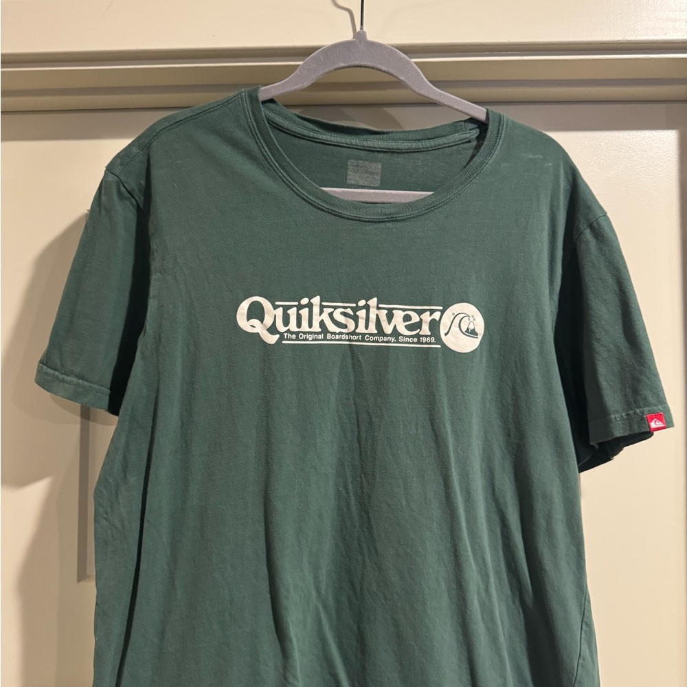 Quiksilver Forest Green Short Sleeve Tee